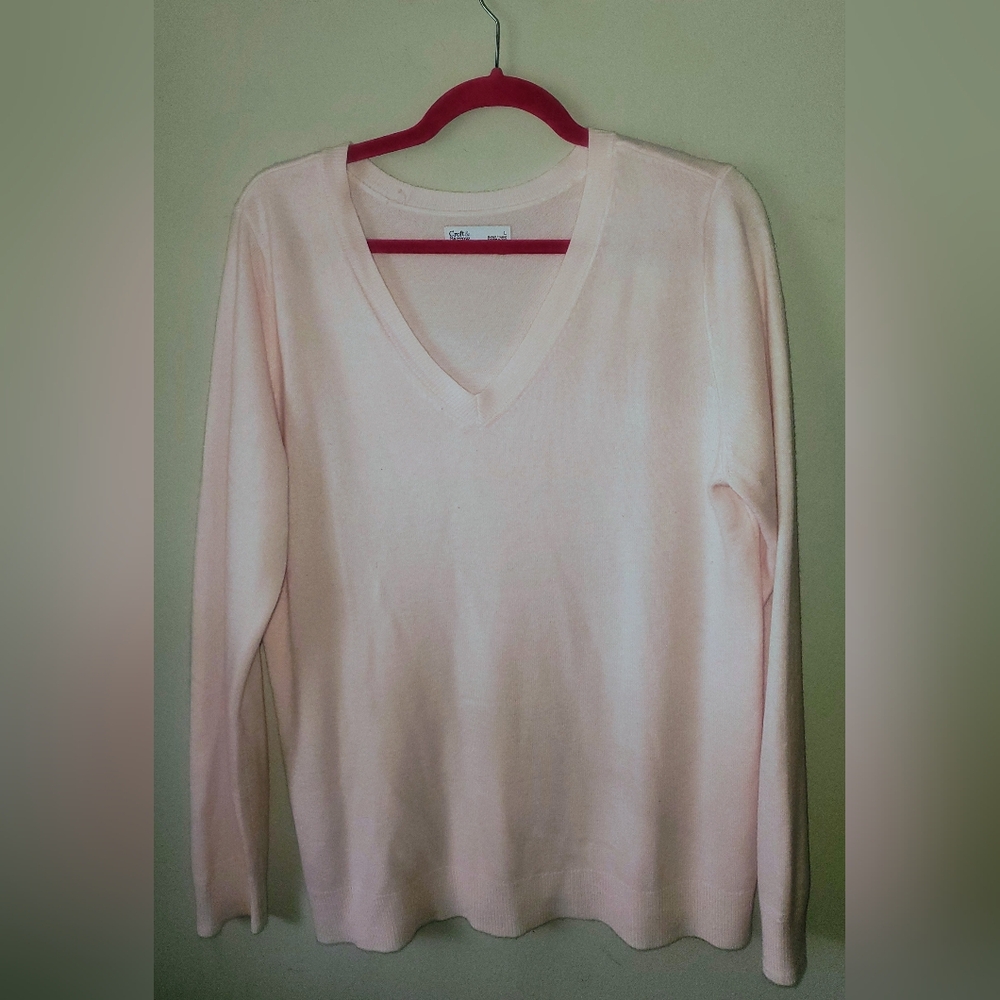 Croft & Barrow Light Pink Sweater